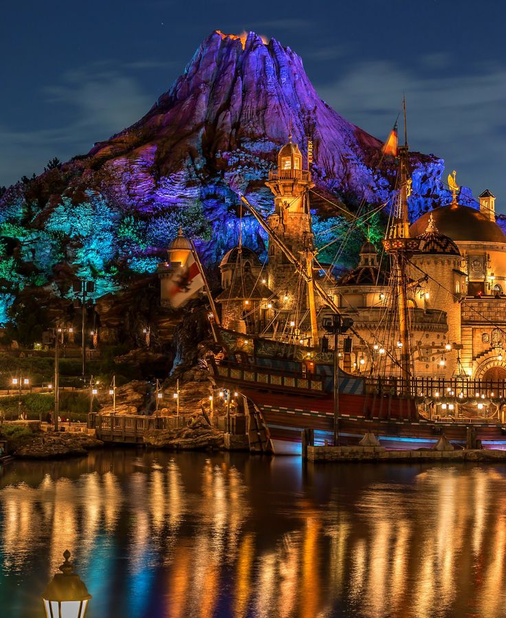 Mount Prometheus in DisneySea